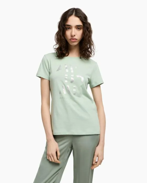 Regular Fit TShirts Green Women Armani TShirts Regular Fit TShirts Green Women Armani TShirts