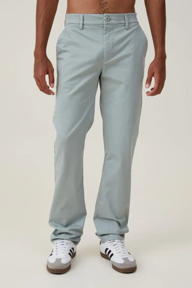 Regular Straight Chino Washed Teal Men Cotton On Pants Regular Straight Chino Washed Teal Men Cotton On Pants