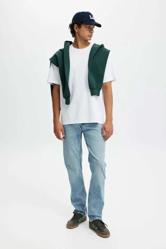 Regular Straight Jean Arcade Blue Men Cotton On Pants