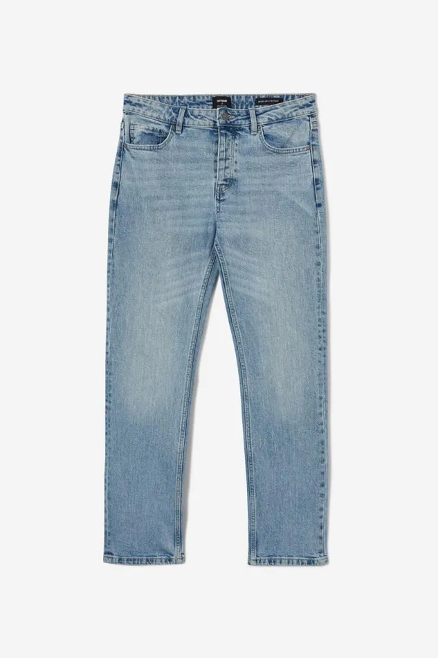 Regular Straight Jean Arcade Blue Men Cotton On Pants Regular Straight Jean Arcade Blue Men Cotton On Pants
