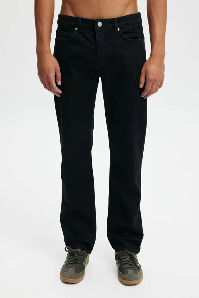 Regular Straight Jean Selvedge Rinse Black Men Cotton On Jeans Regular Straight Jean Selvedge Rinse Black Men Cotton On Jeans