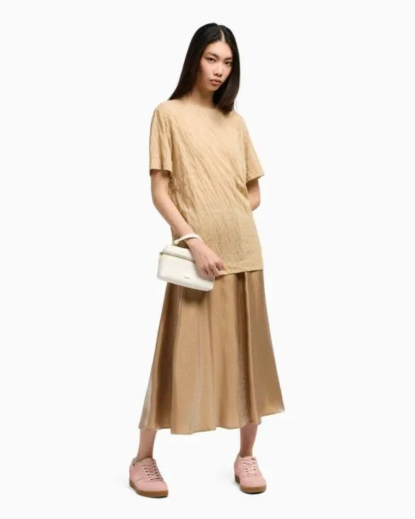Relaxed Fit TShirts Beige Women Armani TShirts Relaxed Fit TShirts Beige Women Armani TShirts