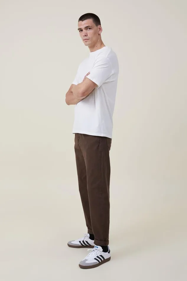 Relaxed Tapered Jean Chocolate Addict Men Cotton On Pants