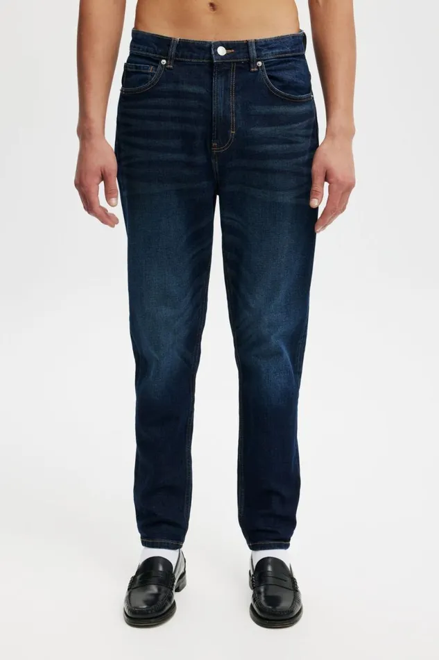 Relaxed Tapered Jean Motel Blue Men Cotton On Jeans Relaxed Tapered Jean Motel Blue Men Cotton On Jeans