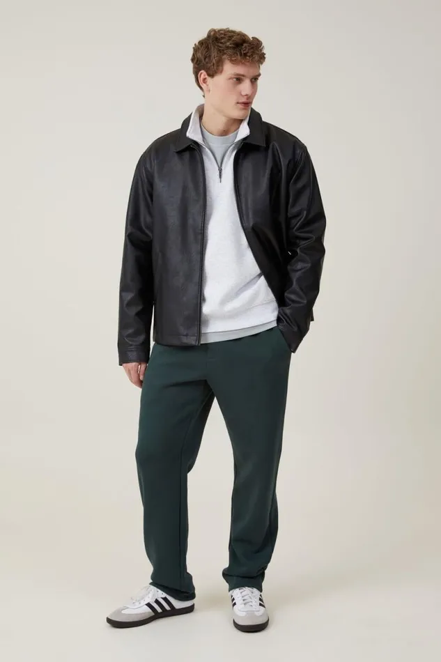 Relaxed Track Pant Pineneedle Green Men Cotton On Pants