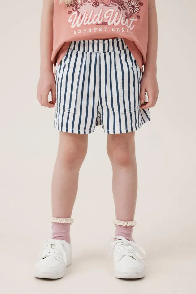 Renee Denim Short Vanillablue Stripe Girls Cotton On Shorts Skirts and Playsuits Renee Denim Short Vanillablue Stripe Girls Cotton On Shorts Skirts and Playsuits