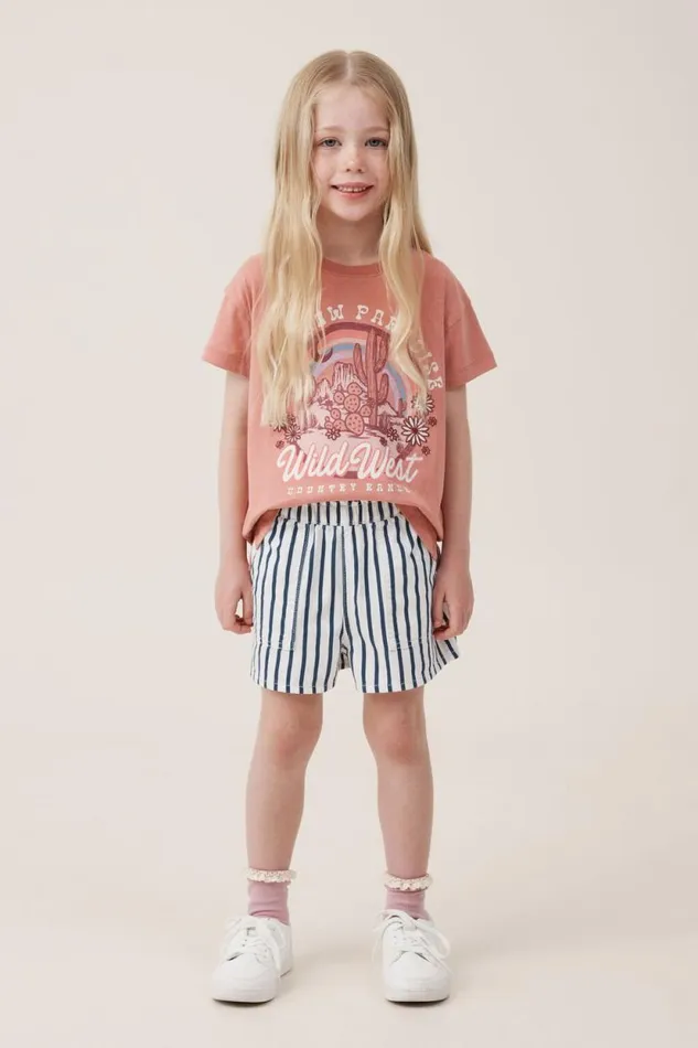 Renee Denim Short Vanillablue Stripe Girls Cotton On Shorts Skirts and Playsuits Renee Denim Short Vanillablue Stripe Girls Cotton On Shorts Skirts and Playsuits