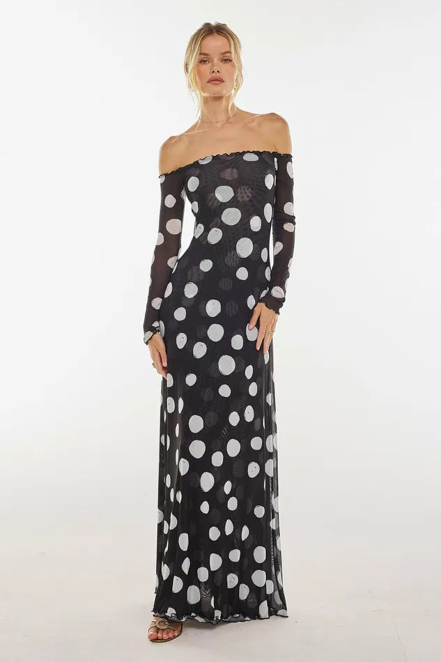RESA Bardot Maxi In Vogue Women Maxi Dress