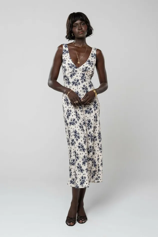 RESA Charlie Dress In Antoinette Women Midi Dress