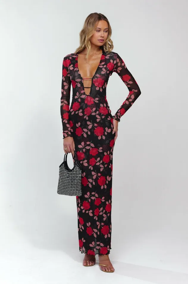 RESA Esme Dress In Rosa Women Midi Dress