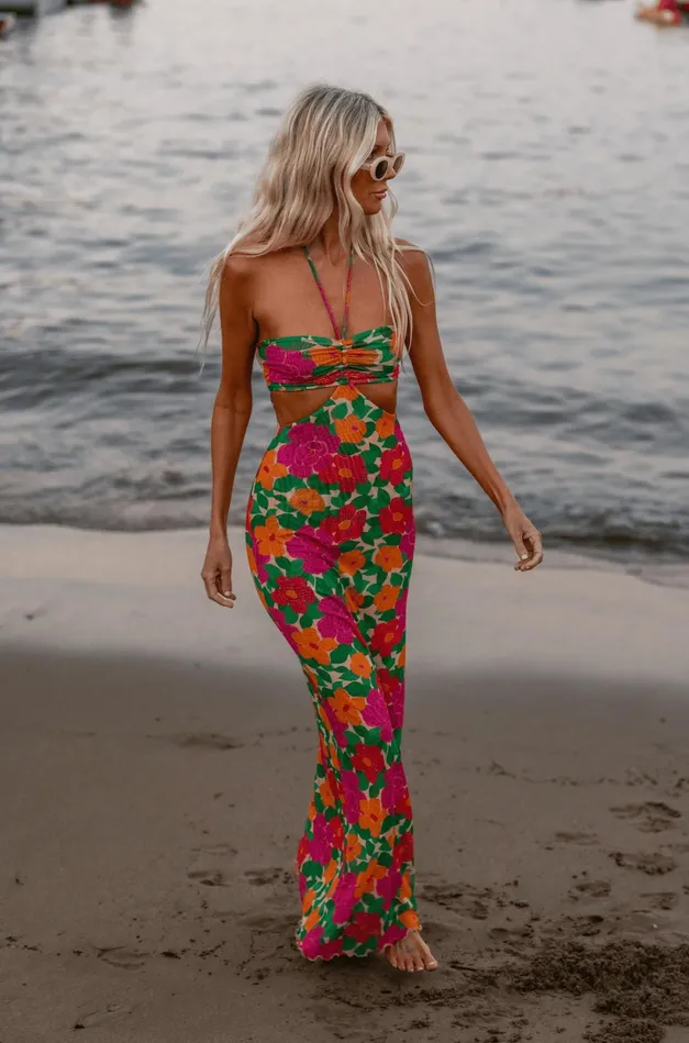 RESA Phoebe Dress In Cuba Women Maxi Dress