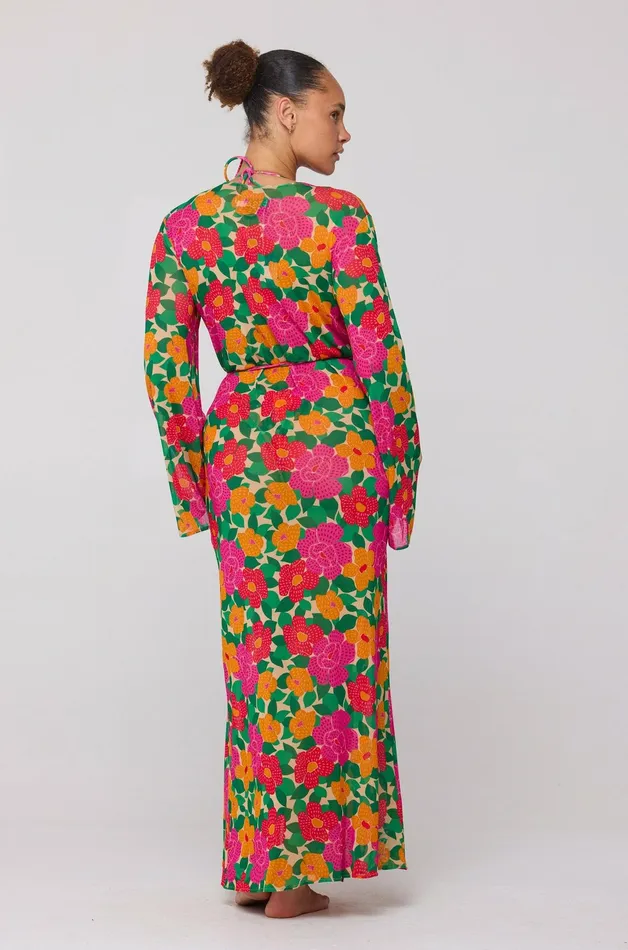 RESA Salty Wrap Dress And Duster In Cuba Women Tops