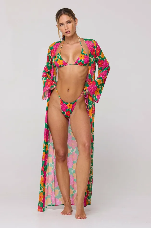 RESA Salty Wrap Dress And Duster In Cuba Women Tops