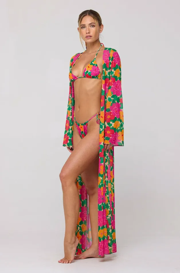 RESA Salty Wrap Dress And Duster In Cuba Women Tops