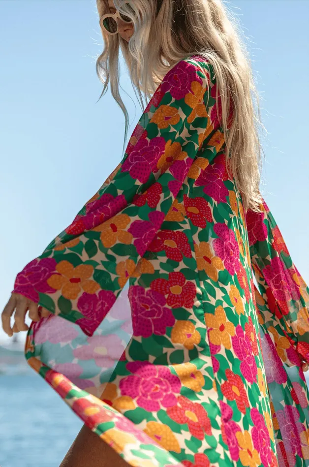 RESA Salty Wrap Dress And Duster In Cuba Women Tops