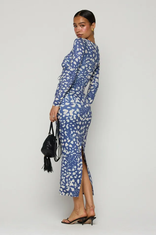 RESA Simone Dress In Cove Women Midi Dress