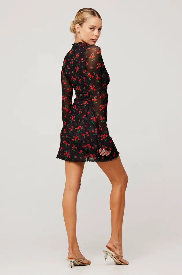 RESA Sloane Mini In Rosette Women Mini Dresses