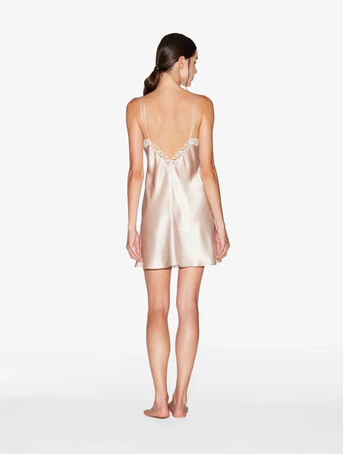 Rose Beige Slip With Macram Sleepwear La Perla Slips and Dresses Rose Beige Slip With Macram Sleepwear La Perla Slips and Dresses