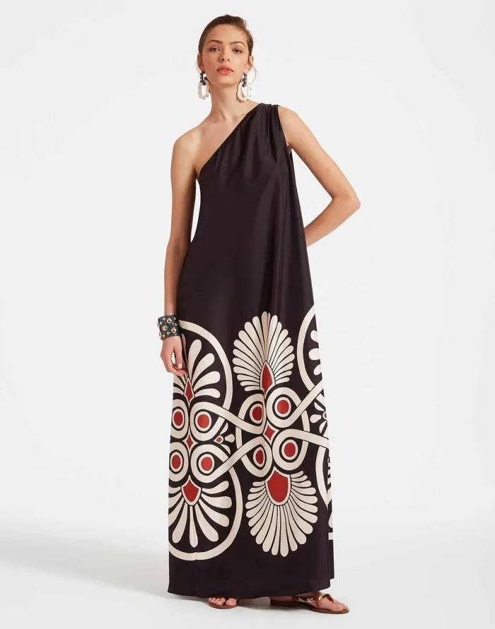 Roy Dress Medallion Place Black Women La Double J Dresses