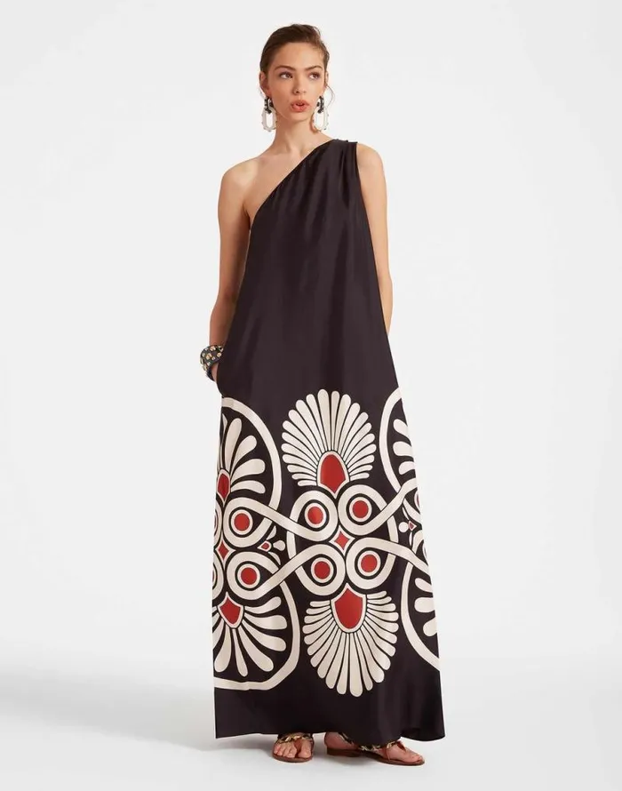 Roy Dress Medallion Place Black Women La Double J Dresses Roy Dress Medallion Place Black Women La Double J Dresses