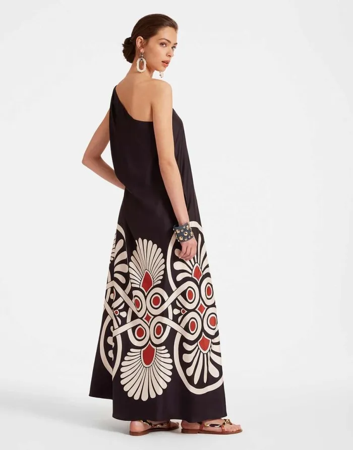 Roy Dress Medallion Place Black Women La Double J Dresses Roy Dress Medallion Place Black Women La Double J Dresses