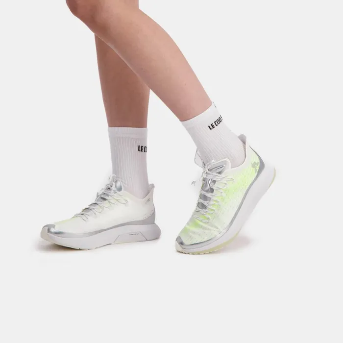 Running WomenMen Le Coq Sportif France039s Olympic Team Paris 2024 Equipe De France Performance Shoes Optical White Miror
