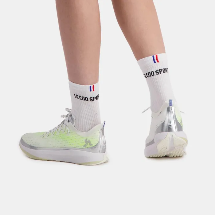 Running WomenMen Le Coq Sportif France039s Olympic Team Paris 2024 Equipe De France Performance Shoes Optical White Miror
