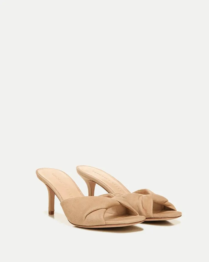 Sandals Shop Veronica Beard Melli Suede Sandal Sand