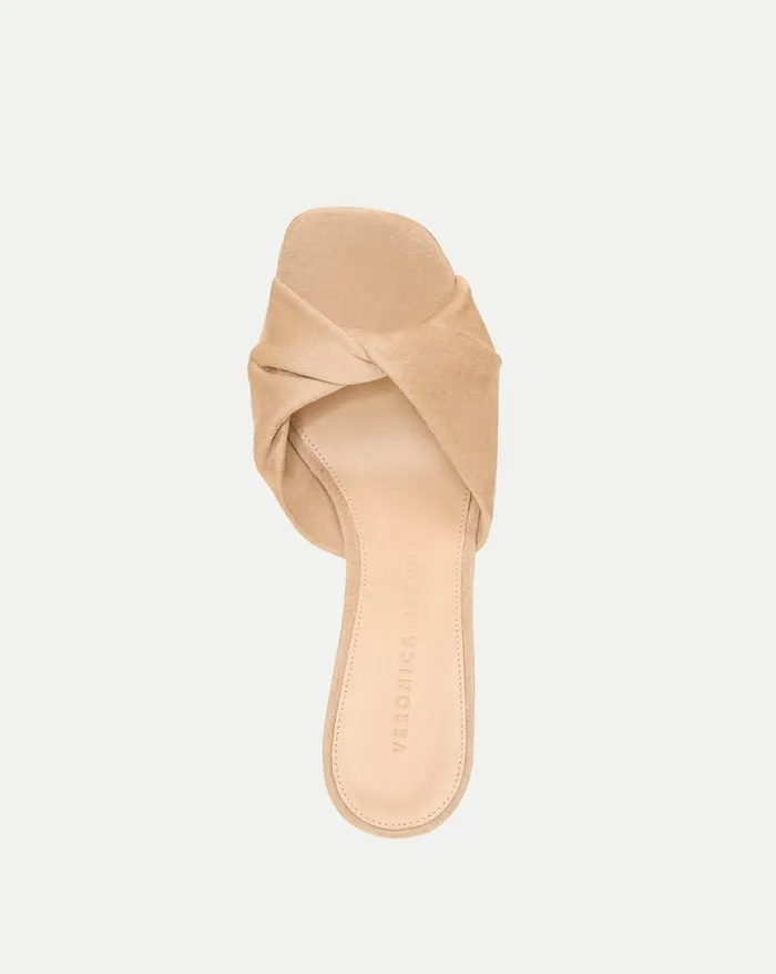 Sandals Shop Veronica Beard Melli Suede Sandal Sand
