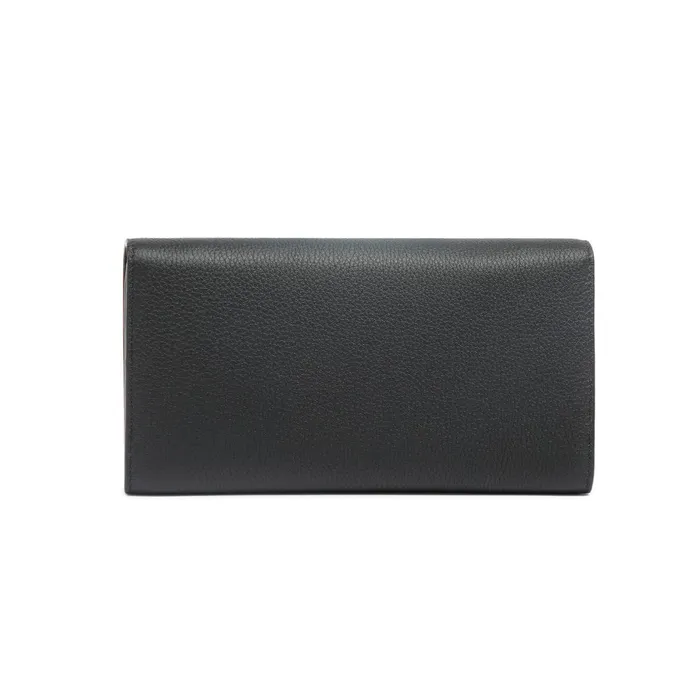 Santoni Black Leather Crossbody Bag Women Bags