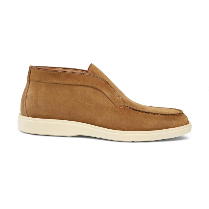 Santoni Brown Suede Desert Boot Men Boots