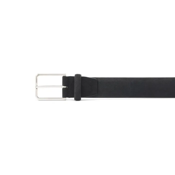 Santoni Grey Suede Adjustable Belt Men Belts