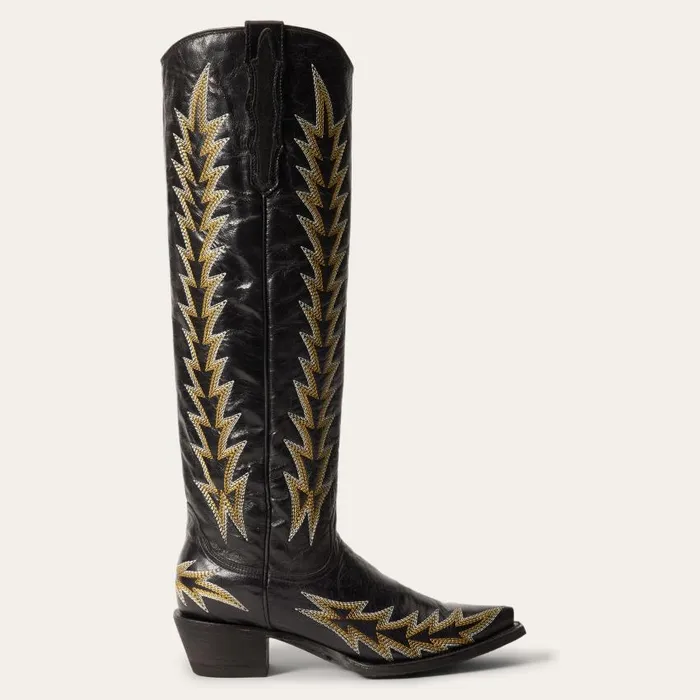 Sarah Boots Black Women Stetson Western