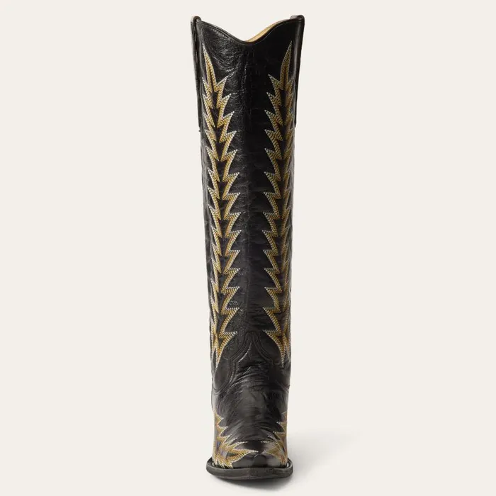 Sarah Boots Black Women Stetson Western