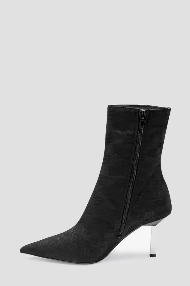 Sasha Ankle Boot Monogram Black Women MISBHV Boots