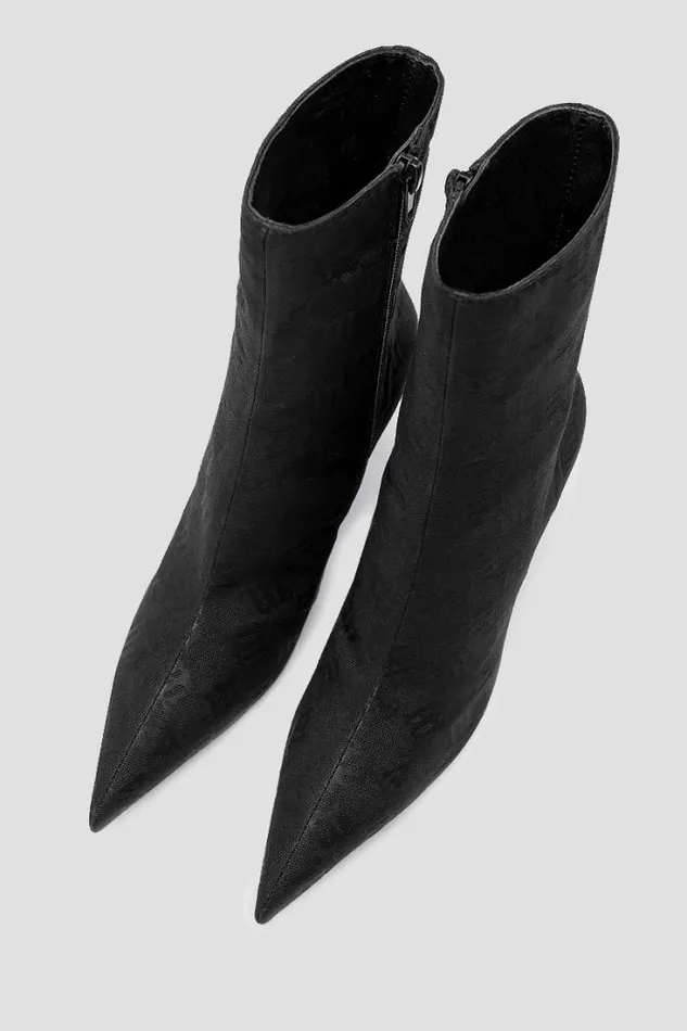 Sasha Ankle Boot Monogram Black Women MISBHV Boots