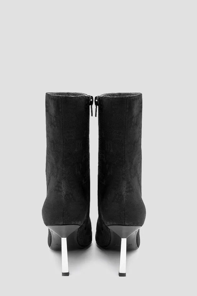 Sasha Ankle Boot Monogram Black Women MISBHV Boots