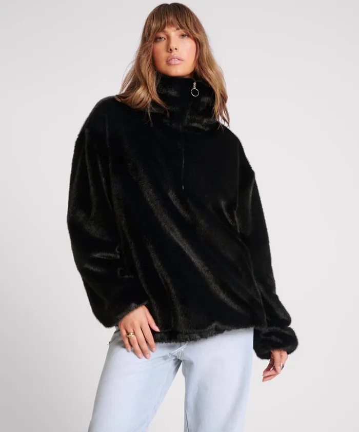SAUVAGE FAUX FUR PULLOVER JACKET Women One Teaspoon Jackets