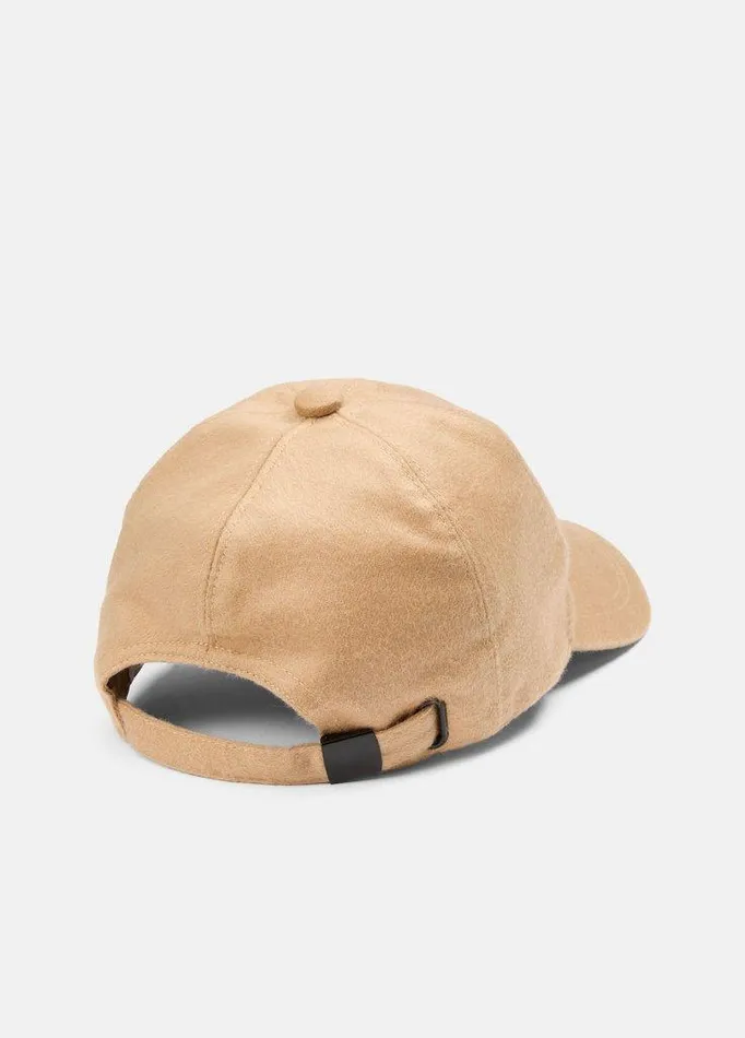 Scarves and Hats Men Vince Cashmere Baseball Cap Camel Scarves and Hats Men Vince Cashmere Baseball Cap Camel