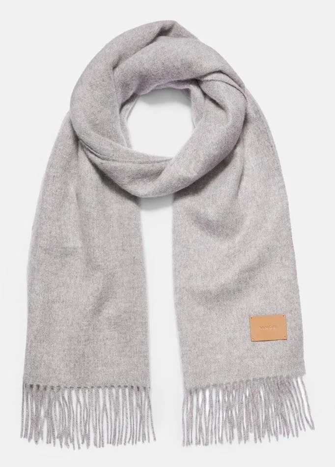 Scarves and Hats Women Vince DoubleFace Cashmere Scarf Grey