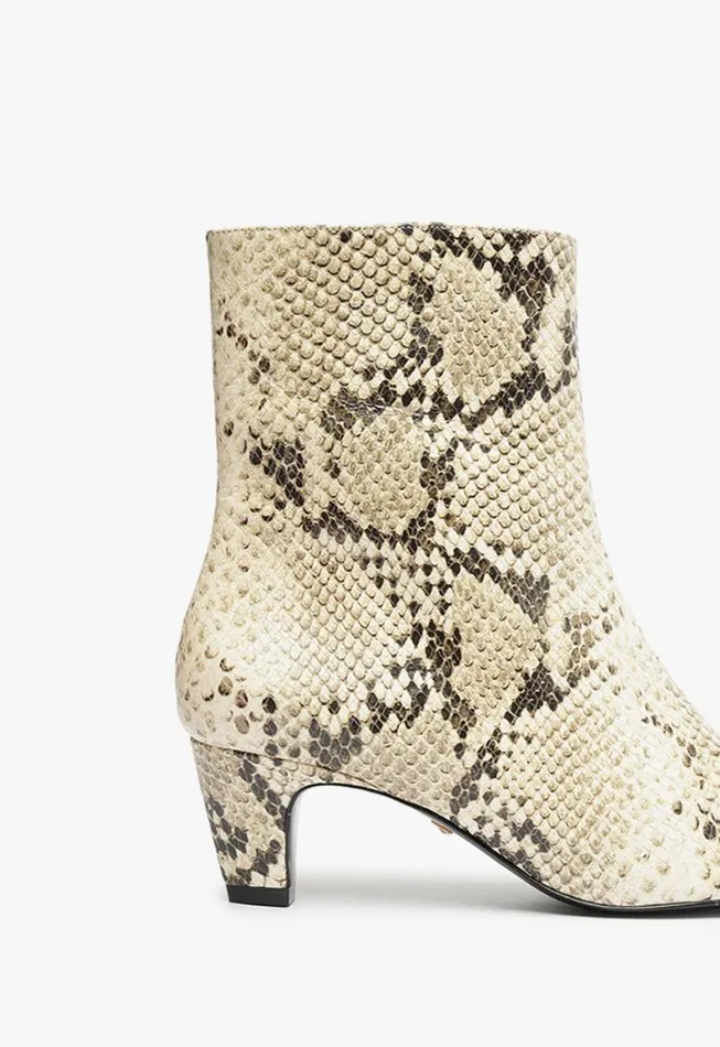 Schutz Shoes Booties Dellia Bootie Snake 8211 Women