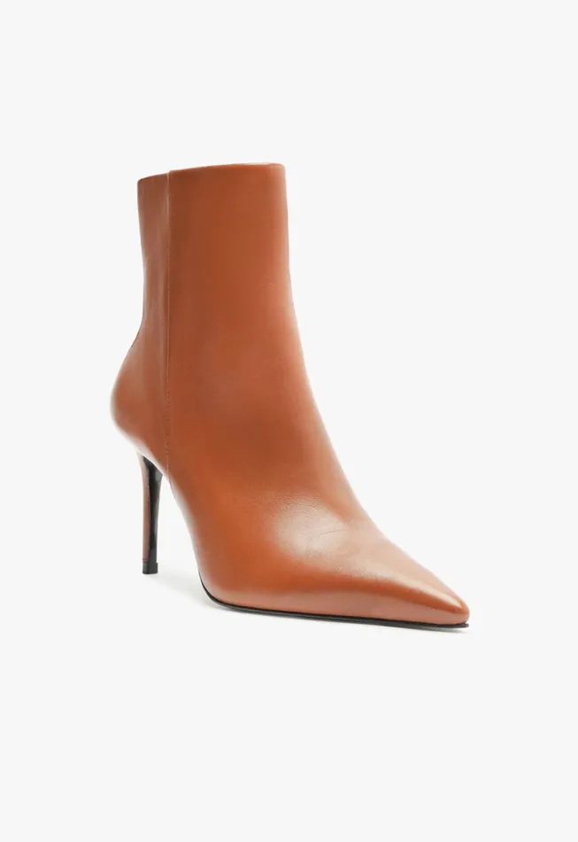 Schutz Shoes Booties Mikki Bootie Brown 8211 Women