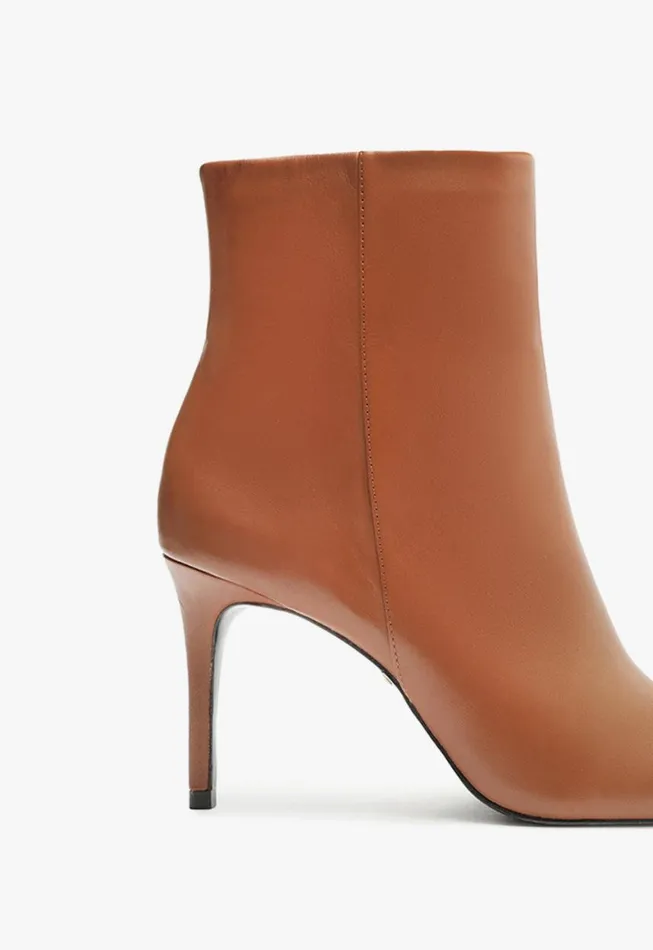 Schutz Shoes Booties Mikki Bootie Brown 8211 Women