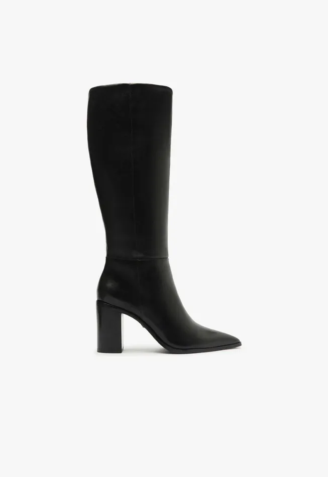 Schutz Shoes Boots Mikki Up Block Boot Black 8211 Women