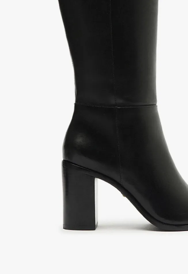 Schutz Shoes Boots Mikki Up Block Boot Black 8211 Women