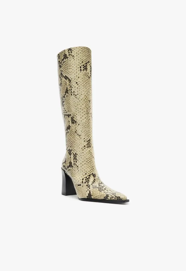Schutz Shoes Boots Raffaela Up Boot Animal Print 8211 Women