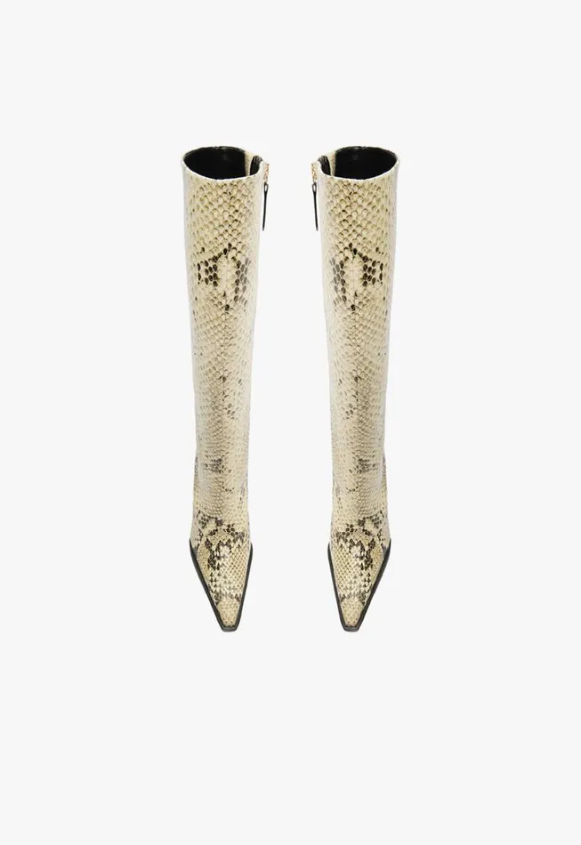 Schutz Shoes Boots Raffaela Up Boot Animal Print 8211 Women