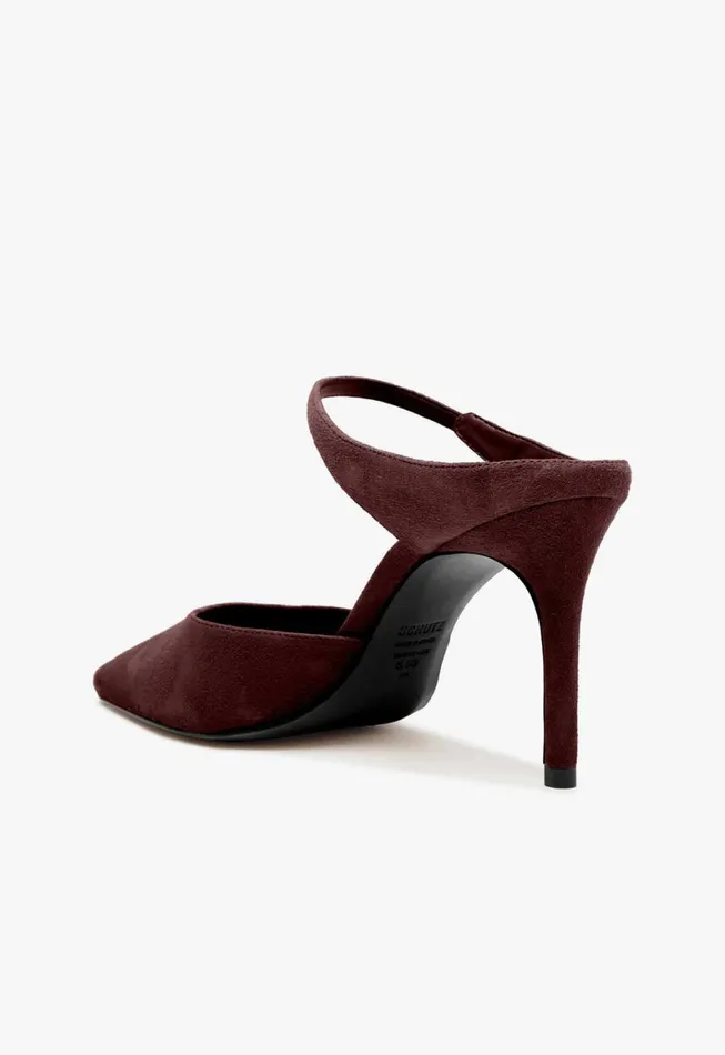 Schutz Shoes Pumps Laura Mule Pump Cherry Wine 8211 Women
