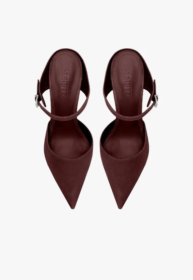 Schutz Shoes Pumps Laura Mule Pump Cherry Wine 8211 Women