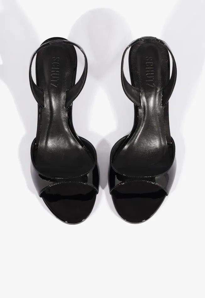Schutz Shoes Slingbacks Scarlett Sling Mid Sandal Black 8211 Women